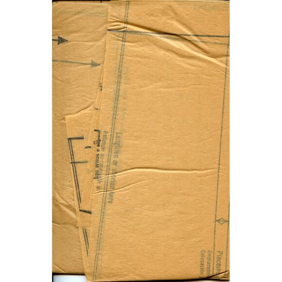 Butterick 5652 Vintage Sewing Pattern Misses A-Line Dress With U-Shaped Neckline - Picture 4 of 4